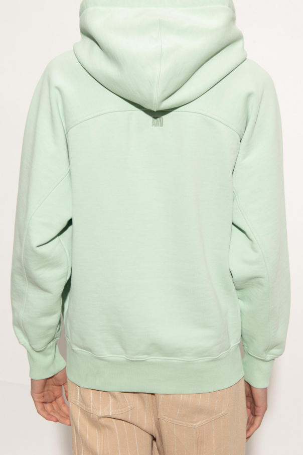 ★送料・関税込★AMI★Boxy Fit Alexandre Mattiussi Hoodie★ Ami Alexandre Mattiussi Pullover Hoodie Mens Boxy Heart Dark